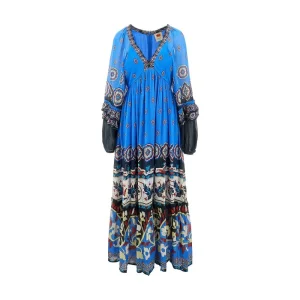 New Ainika Tiles georgette maxi dress Dresses