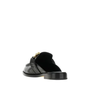 Fashion Astaire' leather sabot Flat Shoes