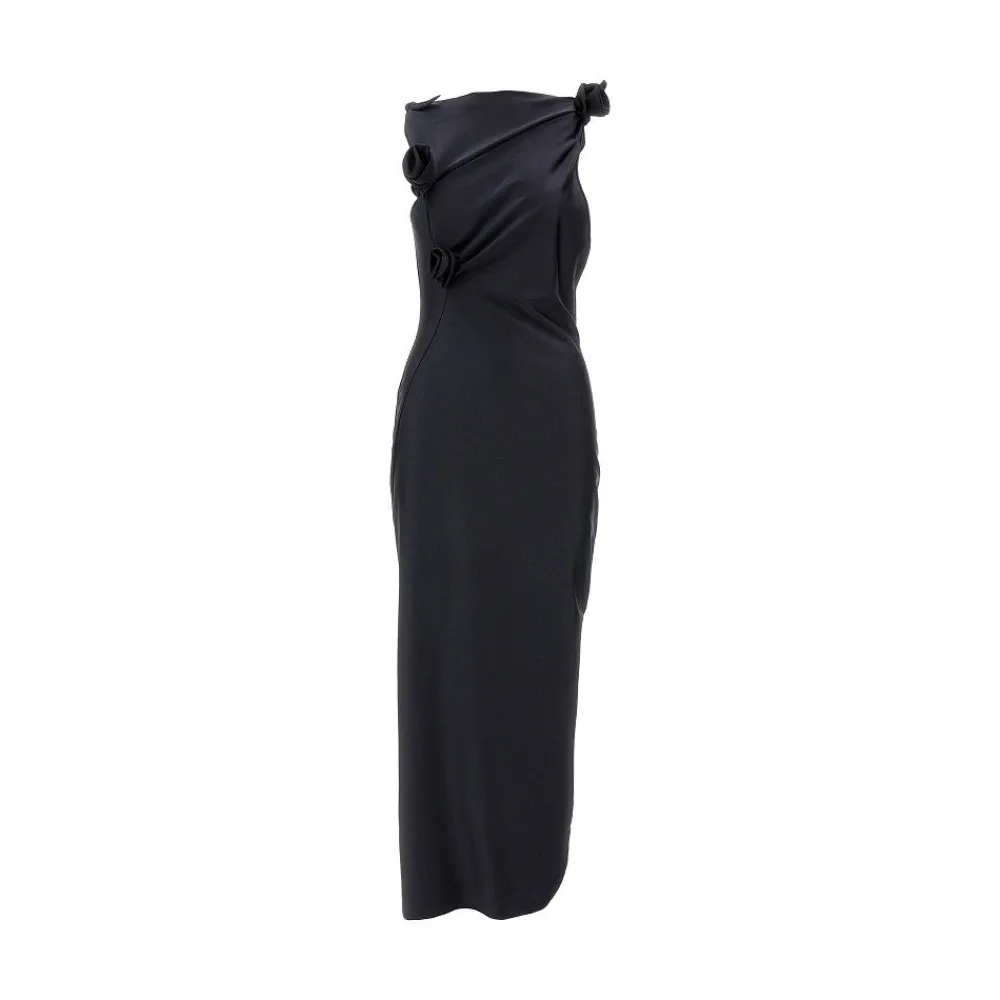 asymmetrical_dress_with_f_0.webp Online Asymmetrical dress with floral details Dresses
