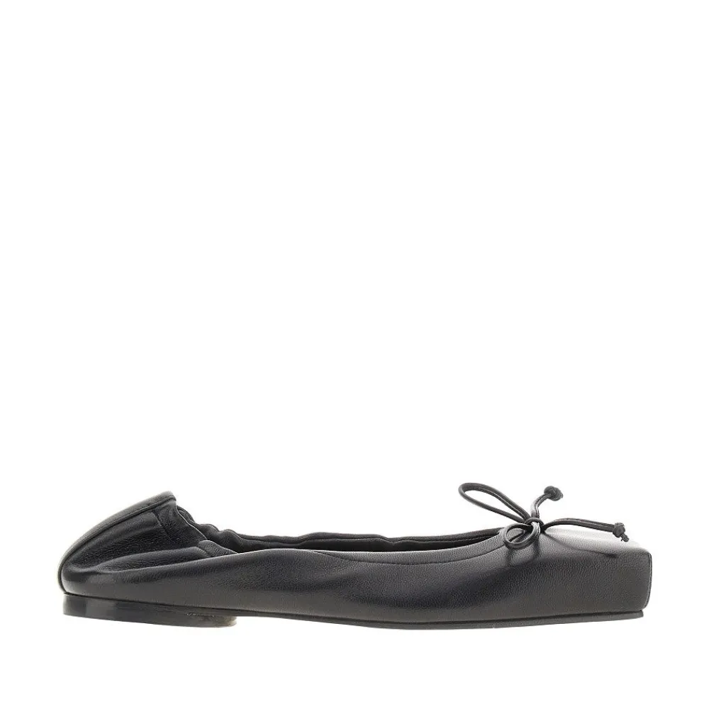 ballet_leather_ballerinas_0.webp New Ballet' leather ballerinas Flat Shoes