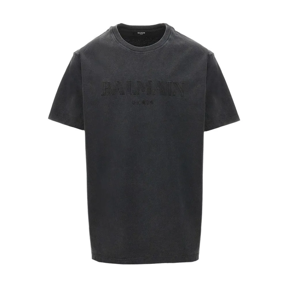 balmain_vintage_embroider_0.webp Sale Vintage' embroidered T-shirt T-Shirts And Polo Shirts