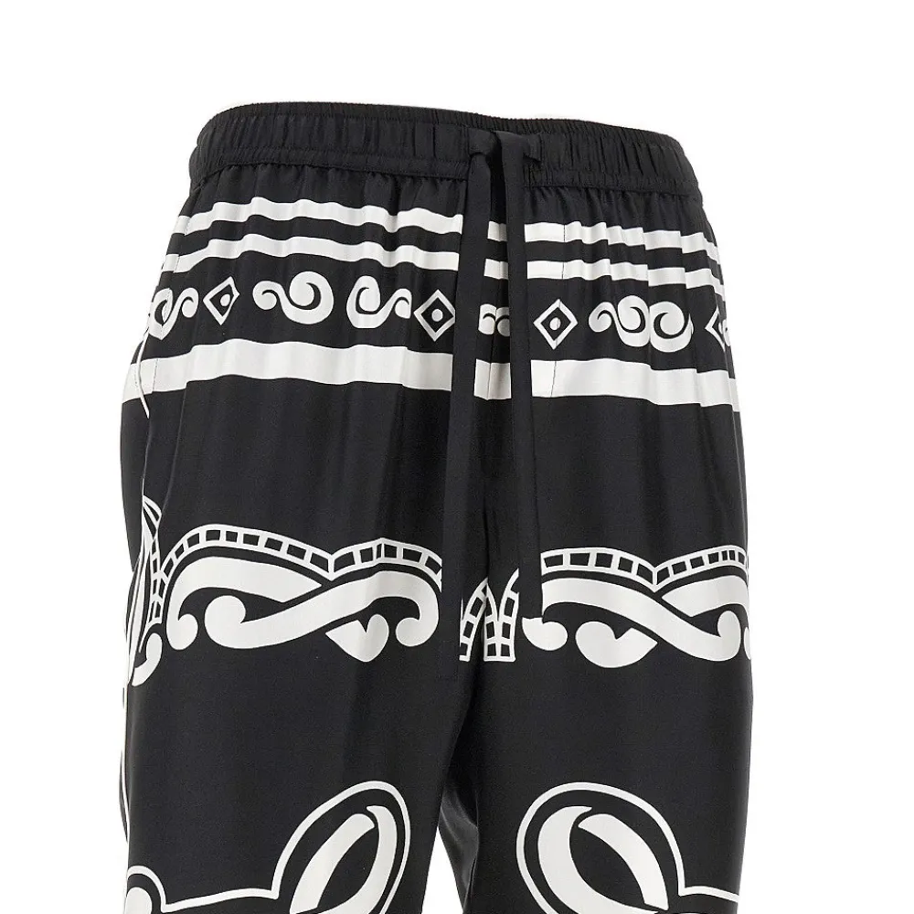 bandana_print_silk_pyjama_1.webp Clearance Bandana print silk pyjama pants Pants And Shorts