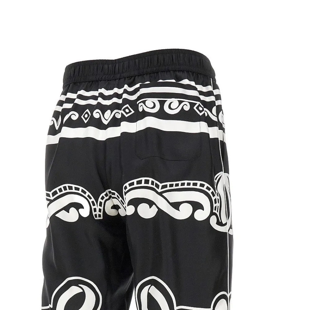 bandana_print_silk_pyjama_3.webp Clearance Bandana print silk pyjama pants Pants And Shorts