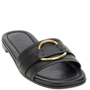 Online Bell' leather slides Sandals
