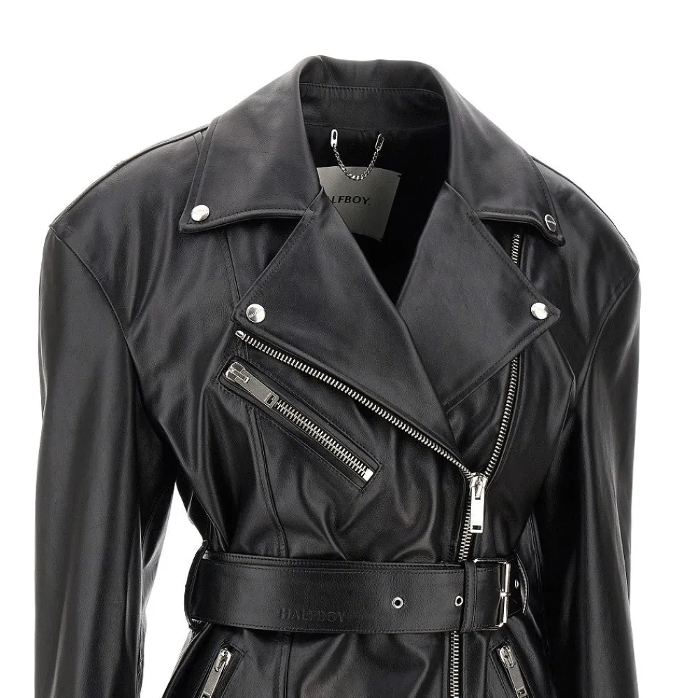 belted_oversized_leather__1.webp Clearance Belted oversized leather Biker jacket Outerwear