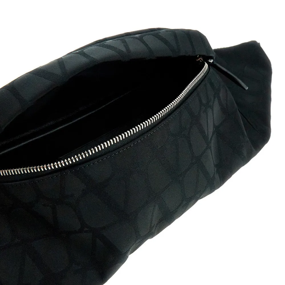black_iconographe_nylon_b_2.webp Fashion Black Iconographe' nylon beltbag Belt Bags
