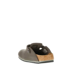 Fashion Boston Pro leather sabot Sandals And Slides