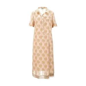 Discount Bouquet print chiffon midi dres Dresses