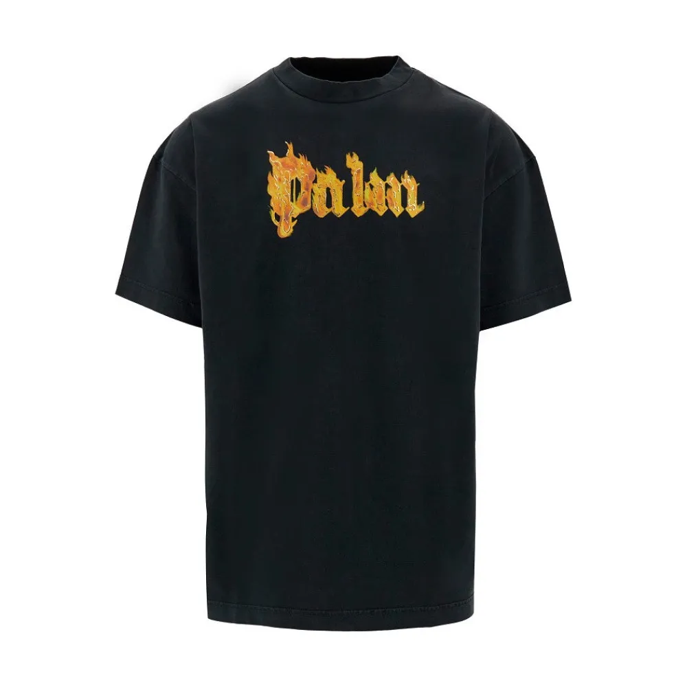 burning_logo_print_tshirt_0.webp Clearance Burning Logo print T-shirt T-Shirts And Polo Shirts
