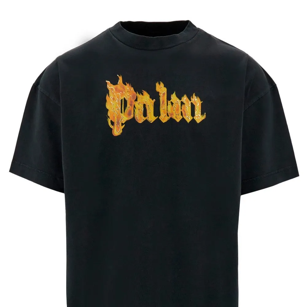 burning_logo_print_tshirt_1.webp Clearance Burning Logo print T-shirt T-Shirts And Polo Shirts