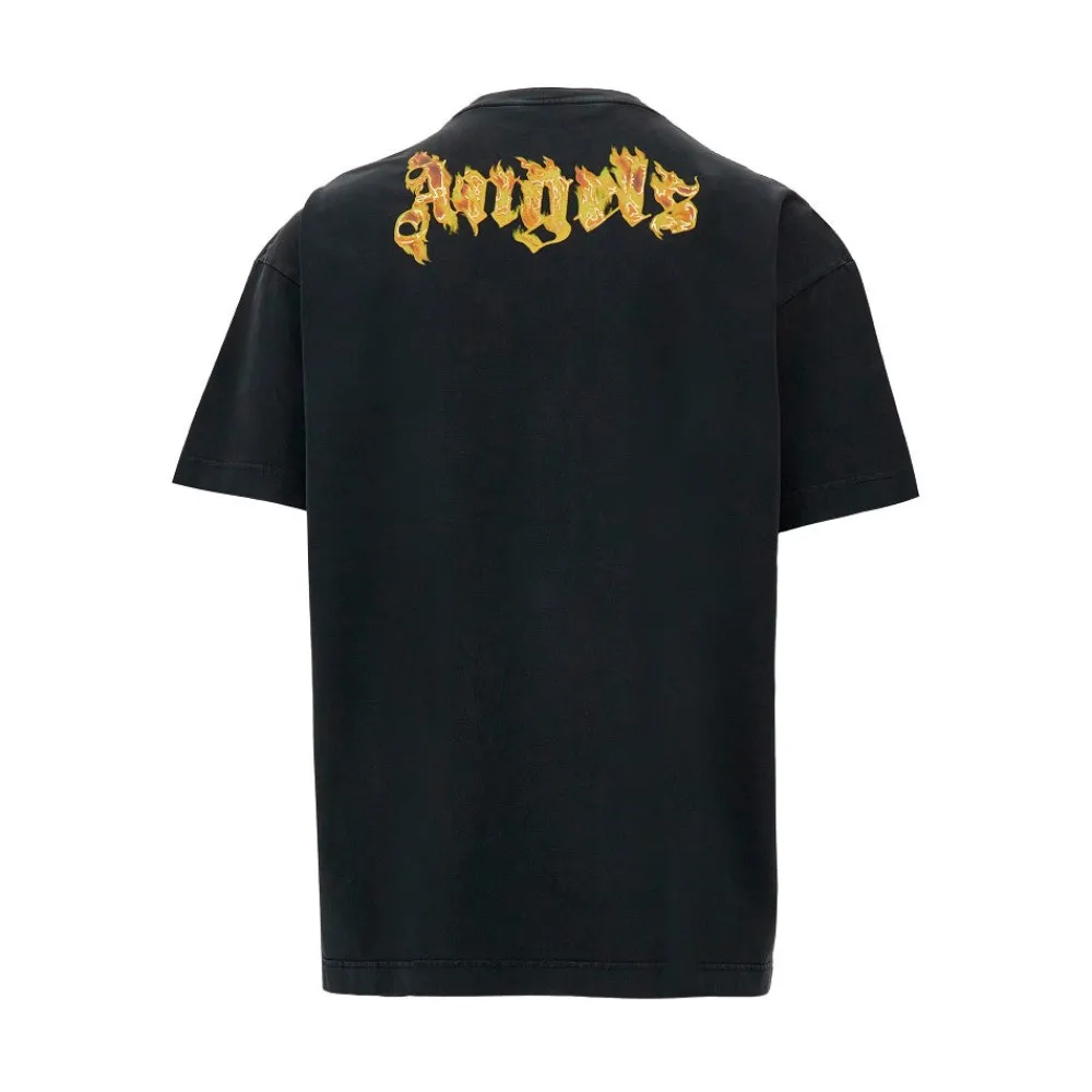 burning_logo_print_tshirt_2.webp Clearance Burning Logo print T-shirt T-Shirts And Polo Shirts