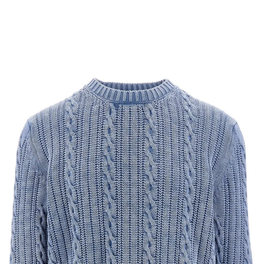cable_knit_cotton_sweater_1.webp Sale Cable knit cotton sweater Knitwear