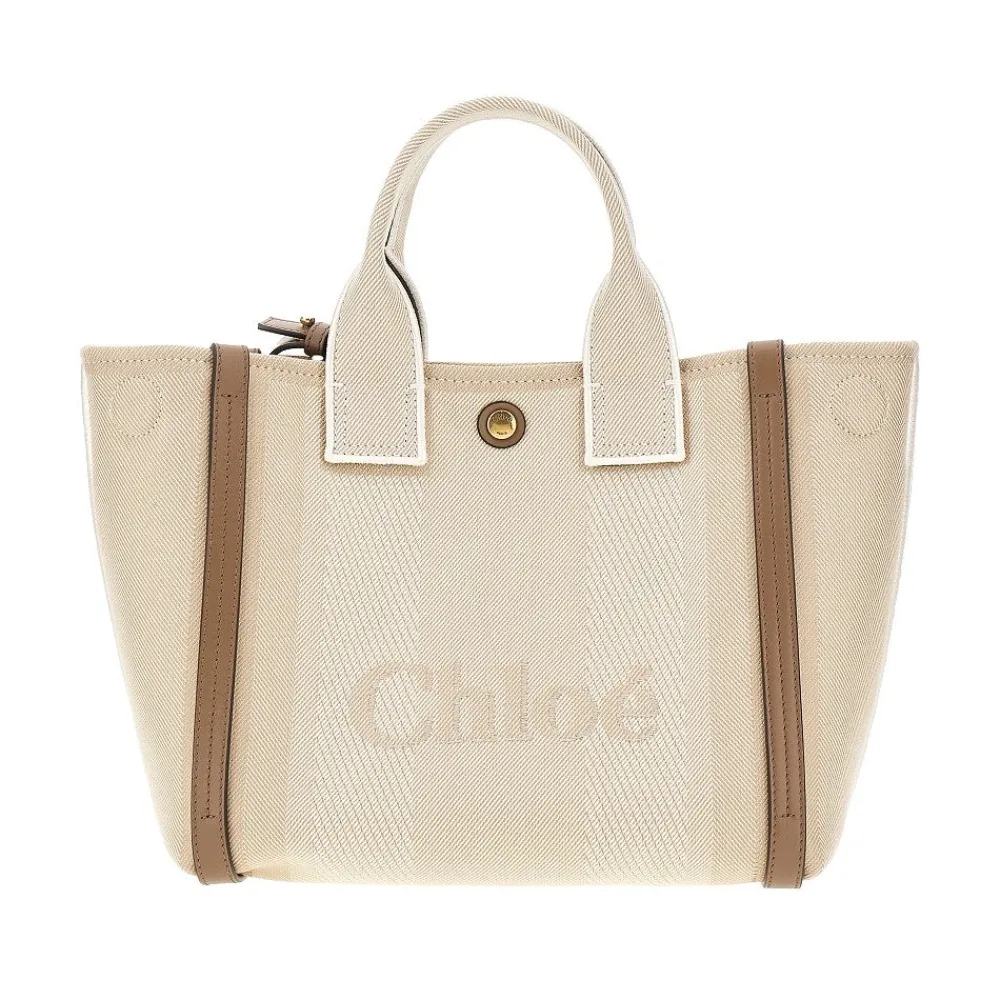 canvas_small_chlo_carry_t_0.webp Fashion Canvas small 'Chloé Carry' tote bag Top-Handle Bags | Crossbody Bags
