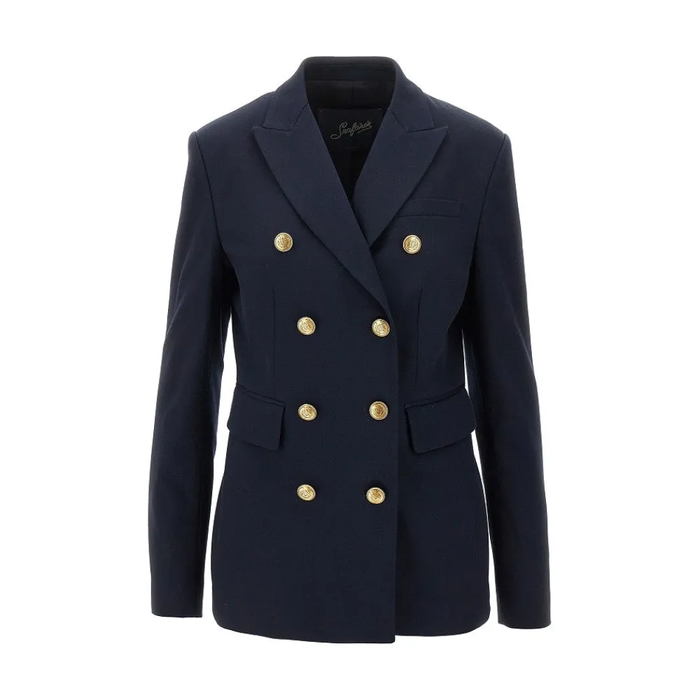 chantal_gabardine_doubleb_0.webp Clearance Chantal' gabardine double-breasted jacket Jackets