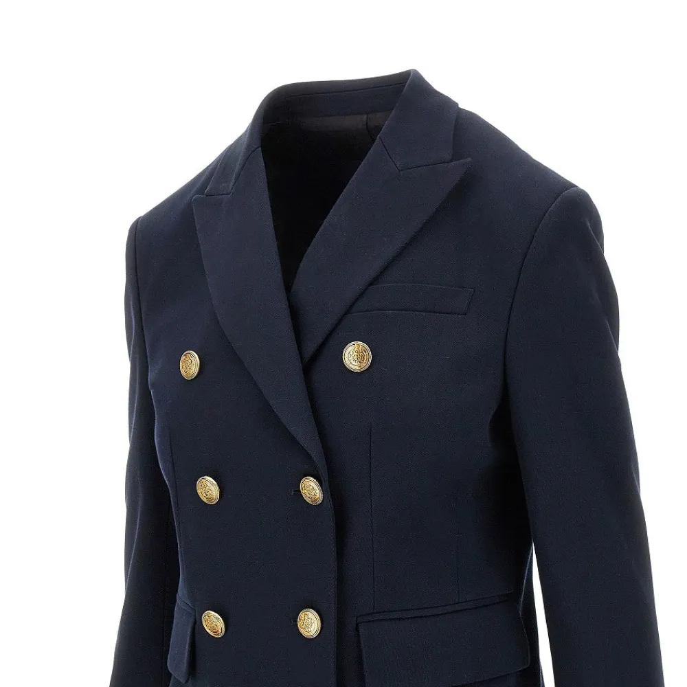 chantal_gabardine_doubleb_1.webp Clearance Chantal' gabardine double-breasted jacket Jackets