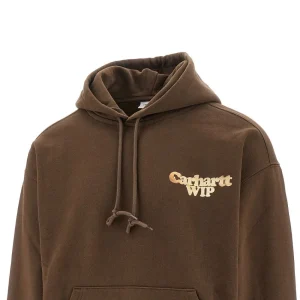 Online Charm Link' print hoodie Sweatshirts