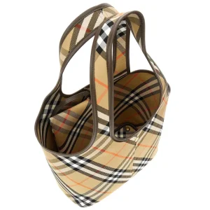 Best Check cotton small tote bag Top-Handle Bags | Shoulder Bags