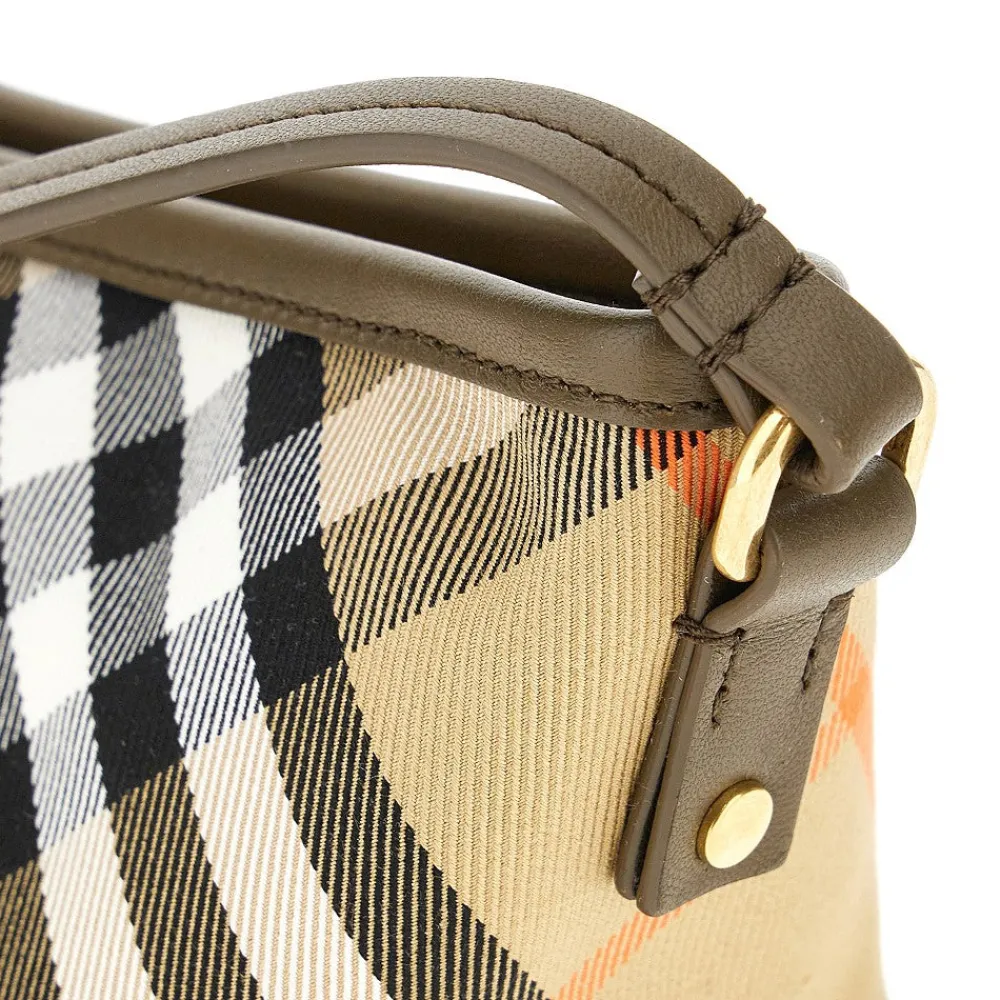 check_fabric_mini_bag_3.webp Online Check fabric mini bag Shoulder Bags