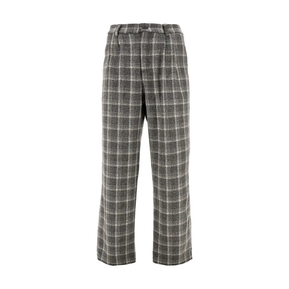 check_flannel_pants_0.webp Sale Check flannel pants Pants And Shorts