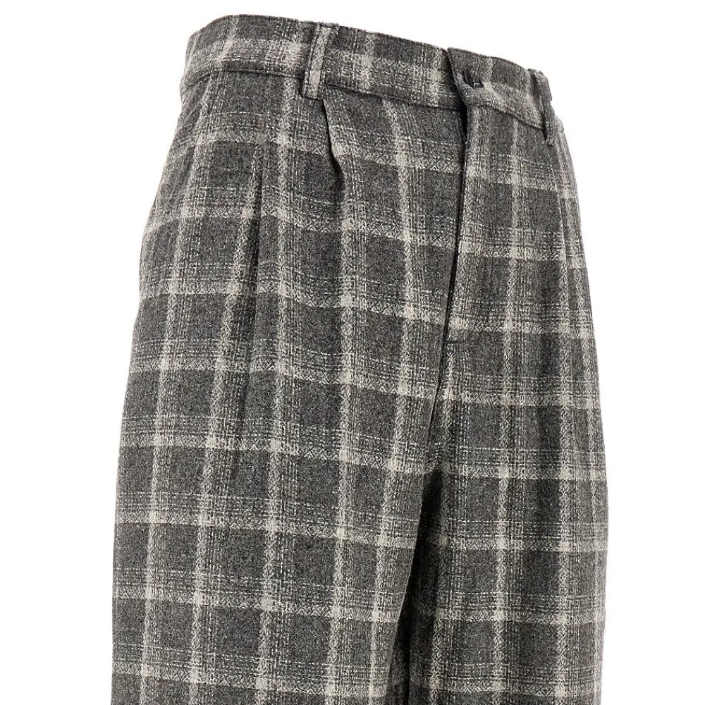 check_flannel_pants_1.webp Sale Check flannel pants Pants And Shorts