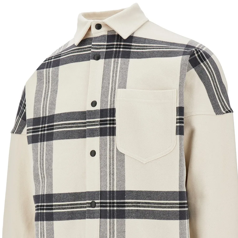 check_overshirt_with_logo_1.webp New Check overshirt with logo embroidery Shirts