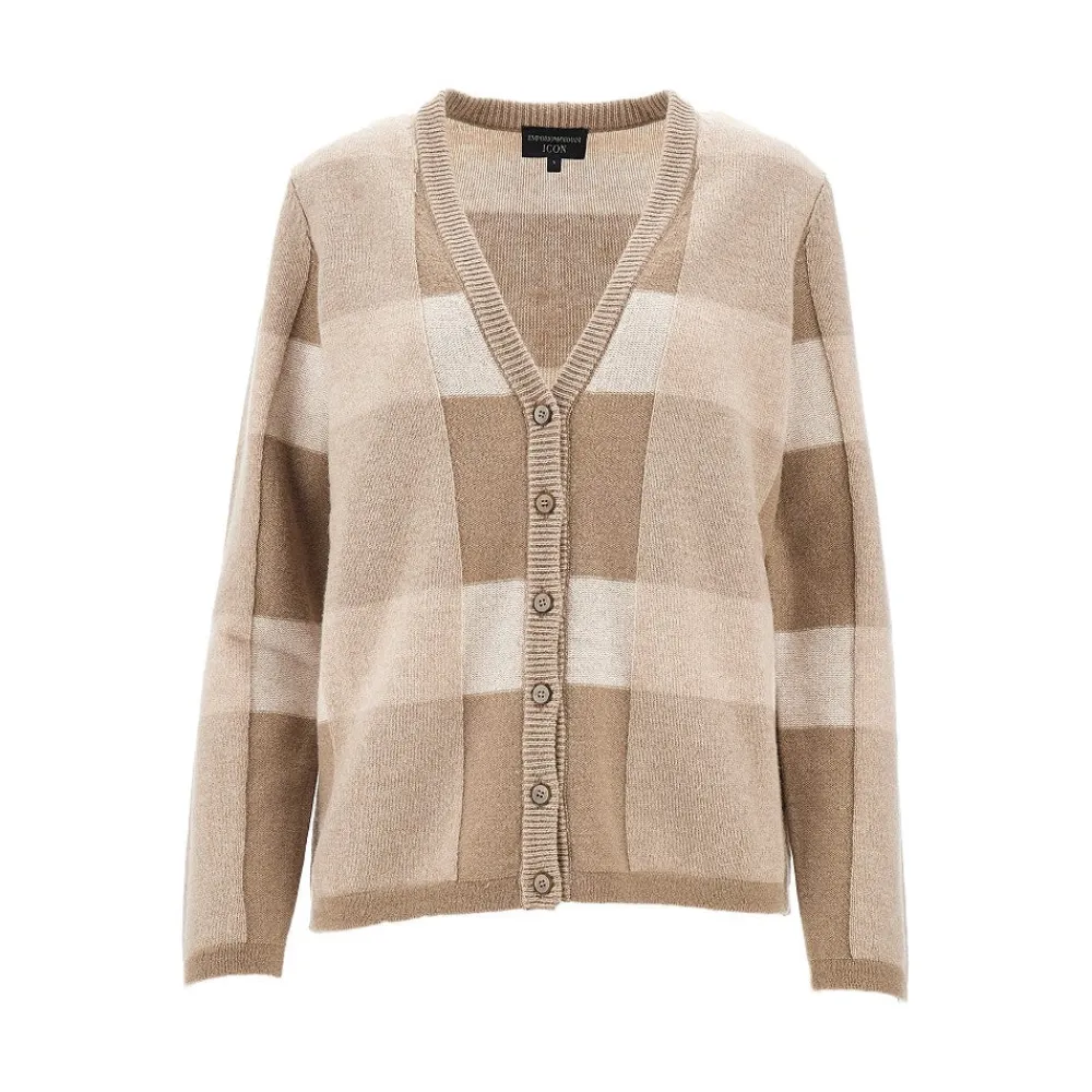 check_wool_and_cashmere_c_0-1.webp Clearance Check wool and cashmere cardigan Knitwear
