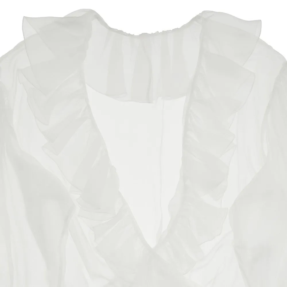 chiffon_blouse_with_ruffl_1.webp Hot Chiffon blouse with ruffles Tops
