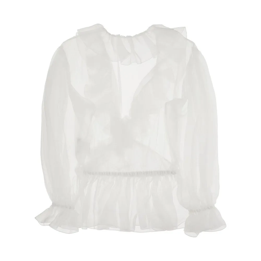 chiffon_blouse_with_ruffl_2.webp Hot Chiffon blouse with ruffles Tops