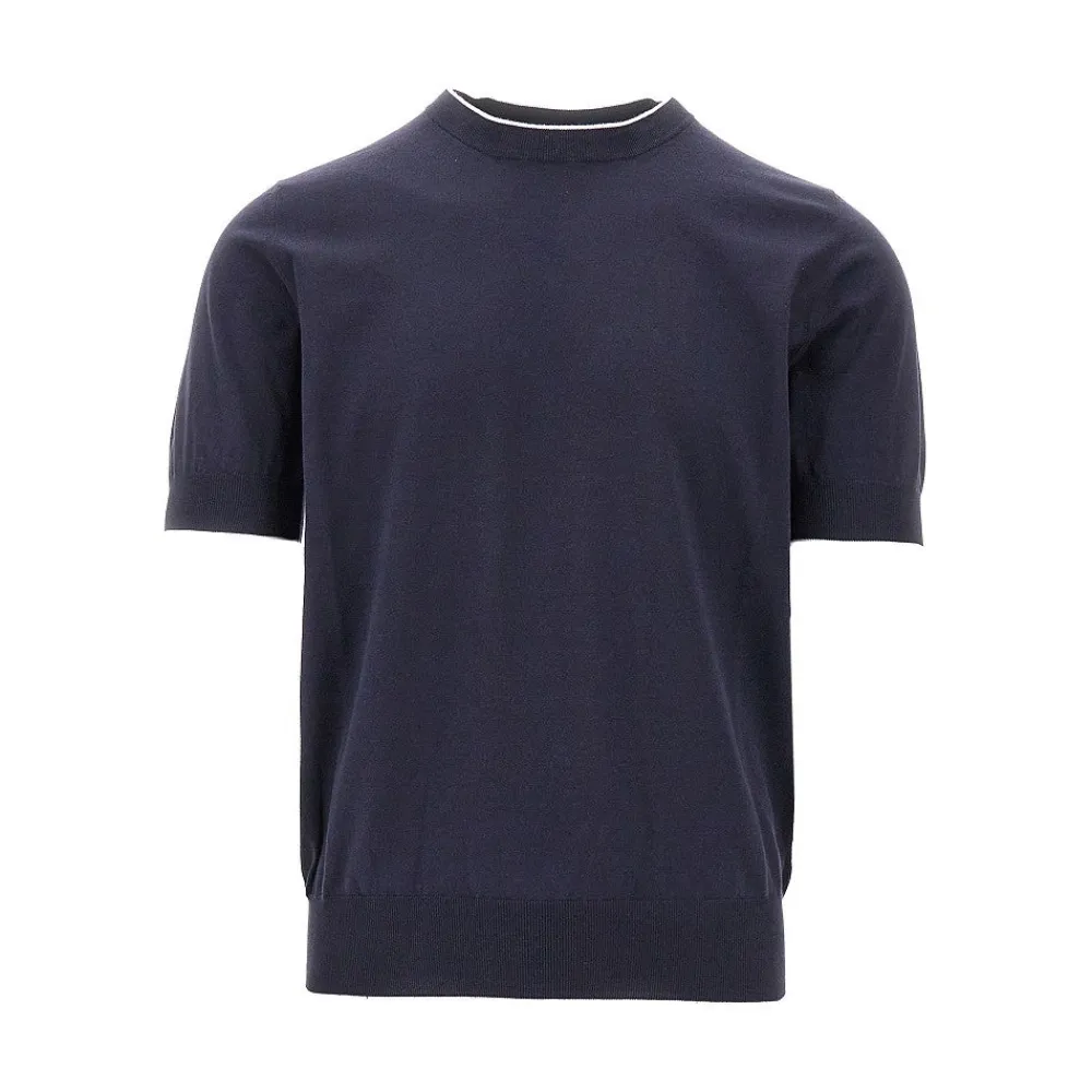 cotton_knit_tshirt_0.webp Fashion Cotton knit T-shirt Knitwear