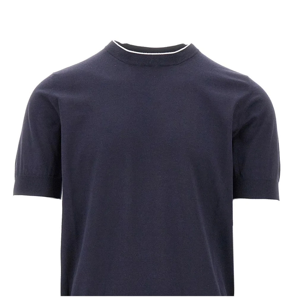 cotton_knit_tshirt_1.webp Fashion Cotton knit T-shirt Knitwear
