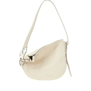 Fashion Cracked leather small 'Knight' bag Shoulder Bags