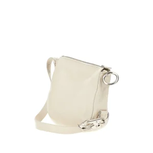 Fashion Cracked leather small 'Knight' bag Shoulder Bags