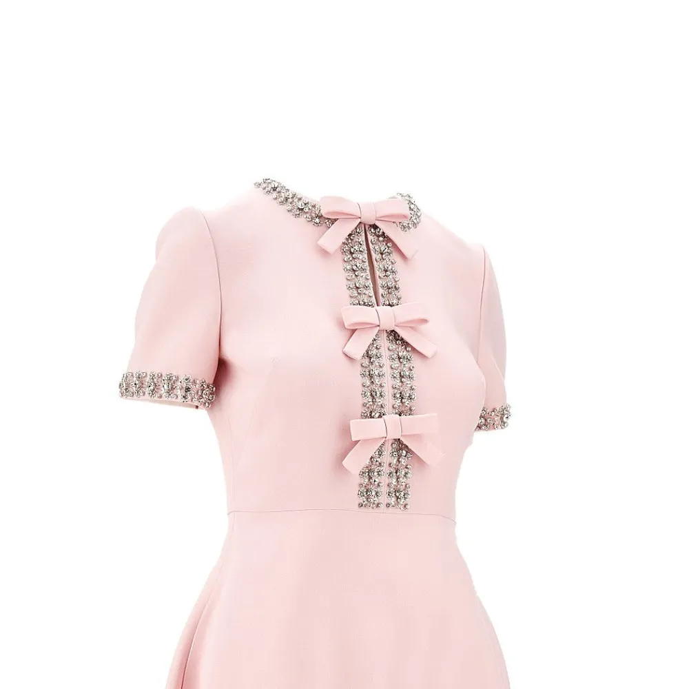 crepe_couture_midi_dress__1.webp Clearance Crepe Couture midi dress with crystals Dresses