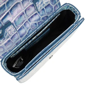 Online Croco-embossed leather 1DR shoulder bag Shoulder Bags