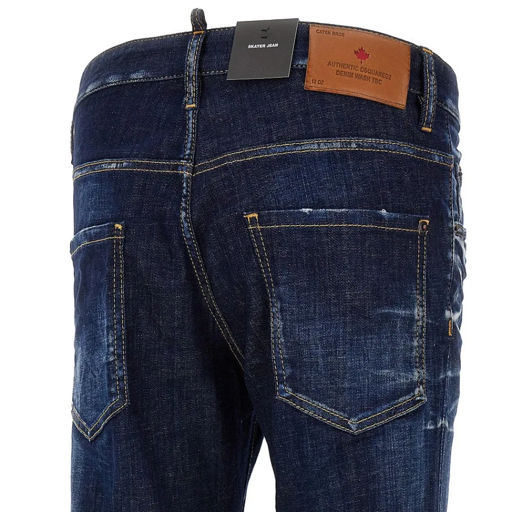 dark_clean_wash_skater_je_3.webp Outlet Dark Clean Wash 'Skater' jeans Jeans