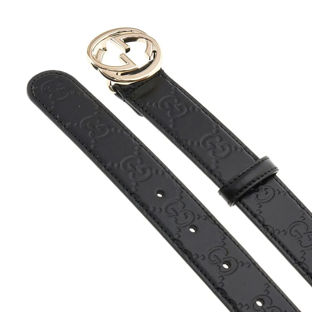 debossed_gg_motif_leather_1-1.webp Online Debossed GG motif leather belt Belts