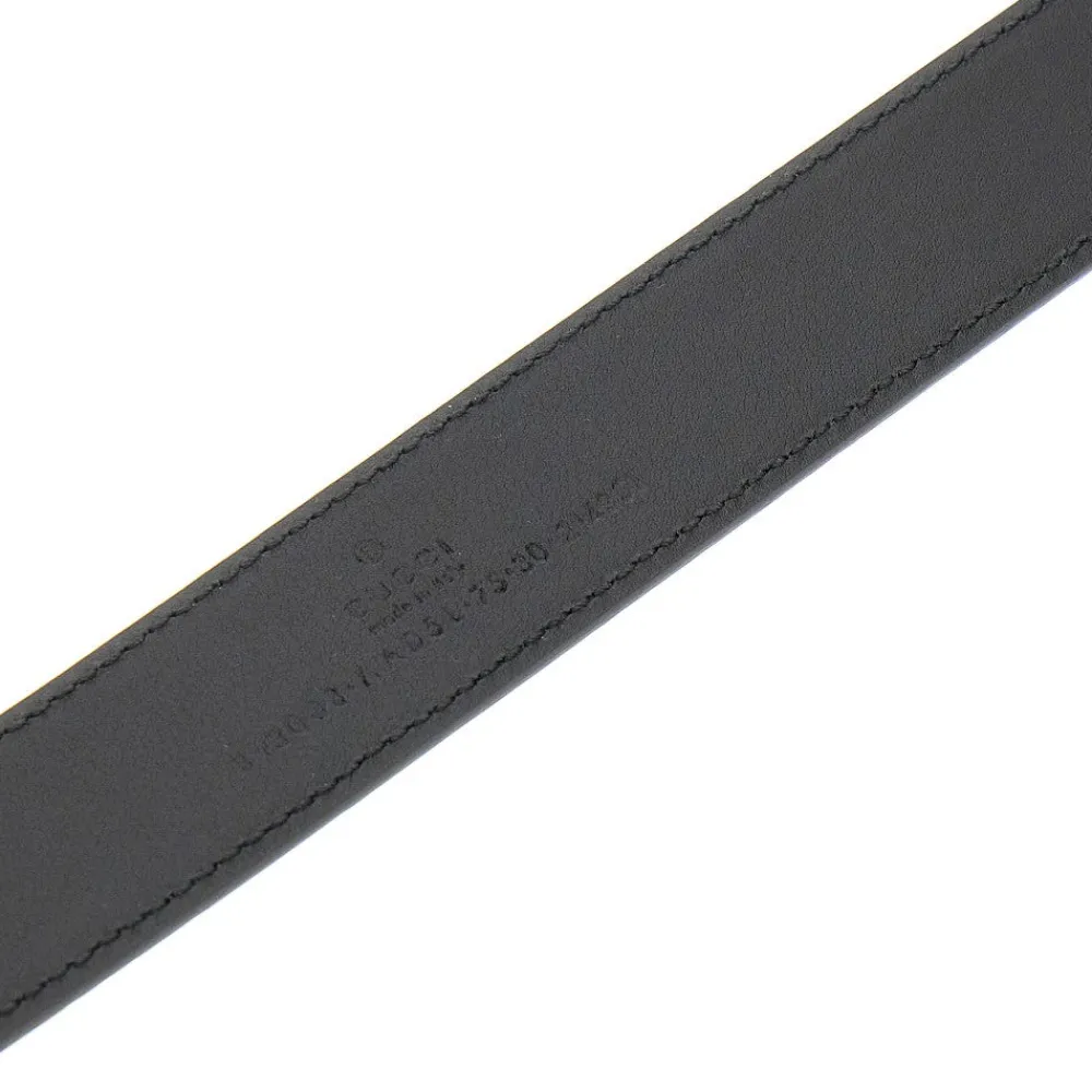 debossed_gg_motif_leather_2-1.webp Online Debossed GG motif leather belt Belts