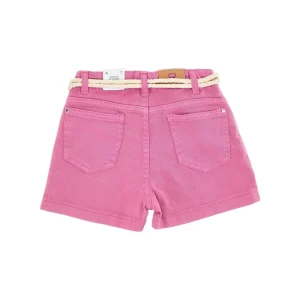 Discount Denim shorts with cord belt Kids Clothing