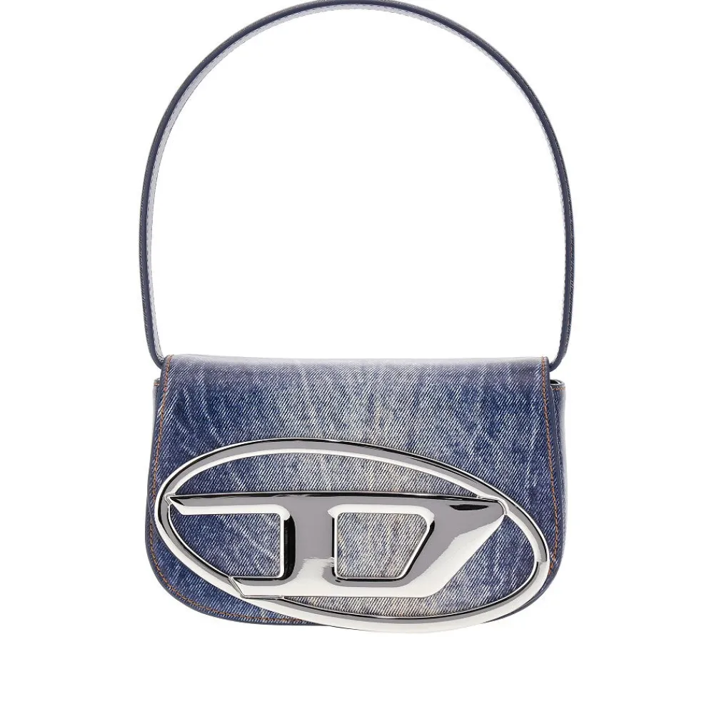 denimprint_leather_dr_sho_0.webp Outlet Denim-print leather 1DR shoulder bag Shoulder Bags