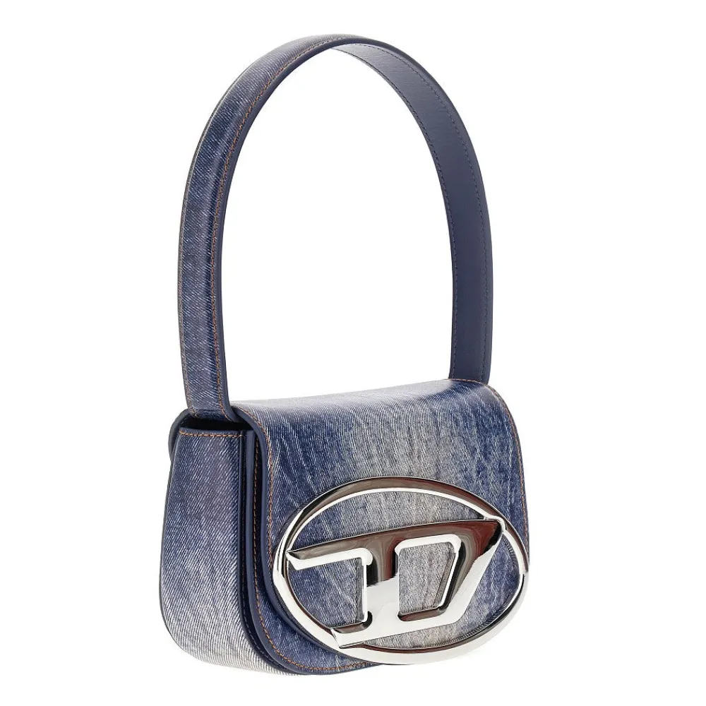 denimprint_leather_dr_sho_3.webp Outlet Denim-print leather 1DR shoulder bag Shoulder Bags
