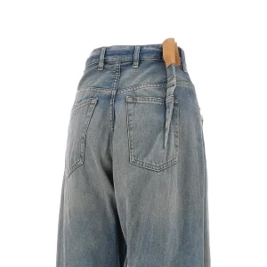 Outlet Distressed denim Loose Fit jeans Jeans