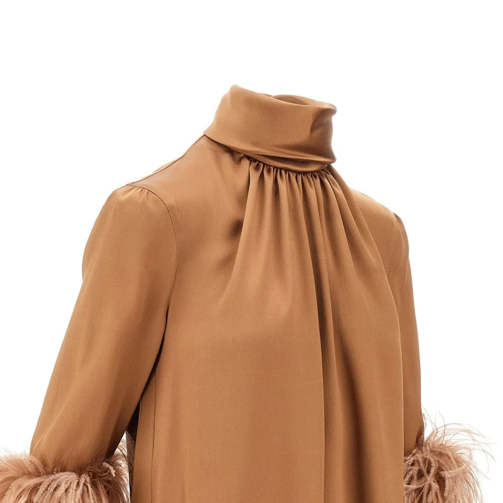 double_satin_blouse_with__1.webp New Double satin blouse with feathers Shirts