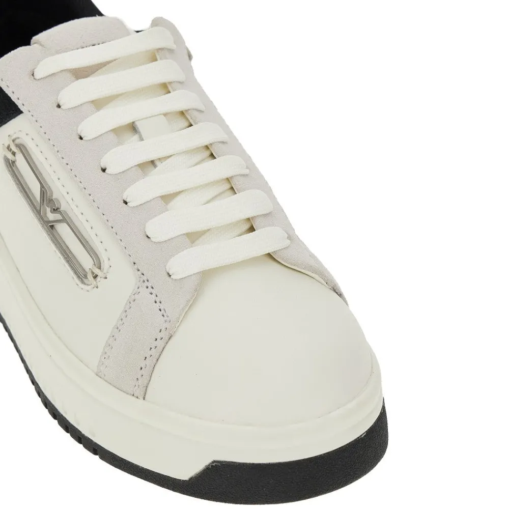 eagle_detail_leather_snea_1.webp Outlet Eagle detail leather sneakers Sneakers