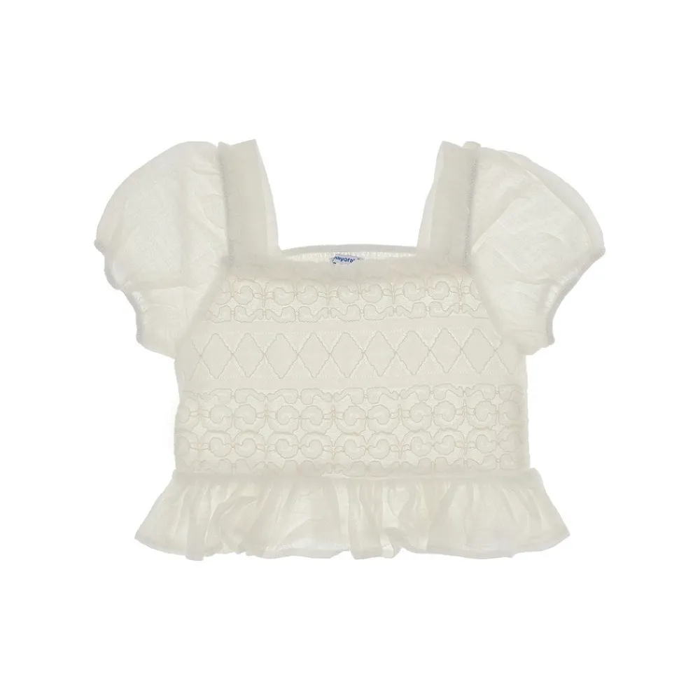 embroidered_cottonblend_t_0.webp Discount Embroidered cotton-blend top Kids Clothing