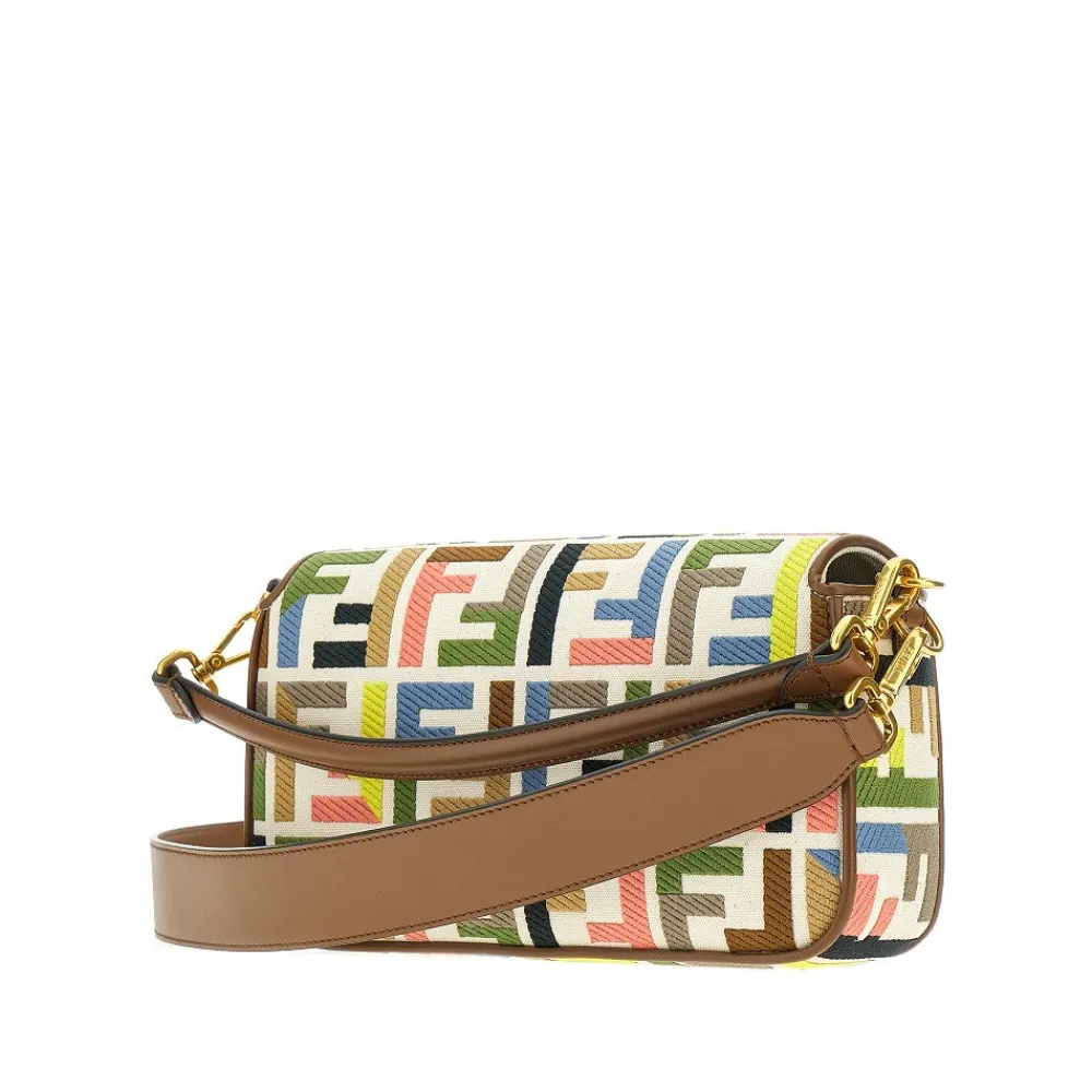ff_canvas_medium_baguette_1.webp New FF canvas medium 'Baguette' bag Shoulder Bags