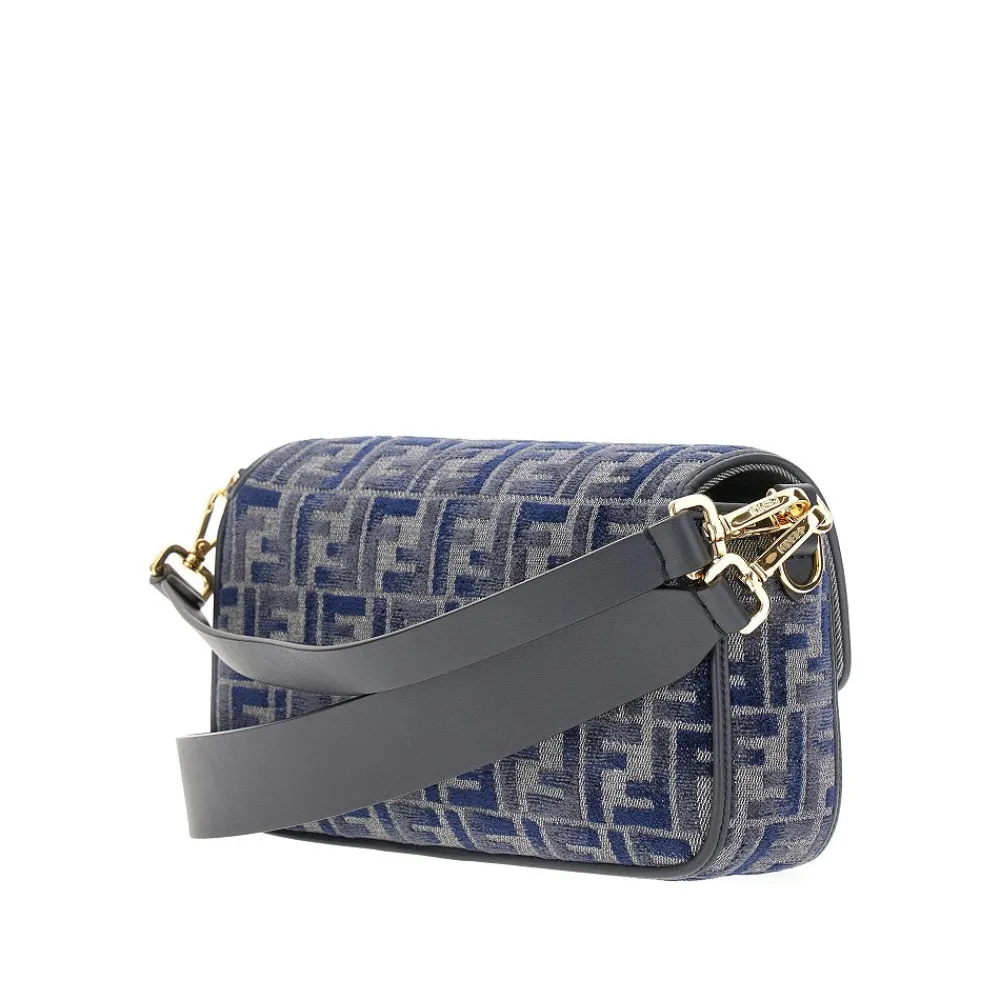 ff_chenille_baguette_bag_1.webp Sale FF chenille 'Baguette' bag Shoulder Bags