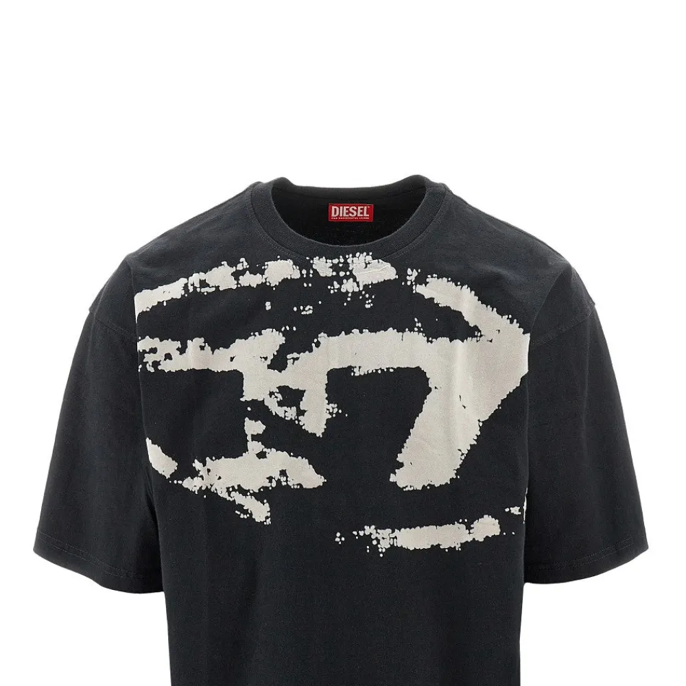 flocked_oval_d_logo_tshir_1.webp Discount Flocked Oval D logo T-shirt Tops