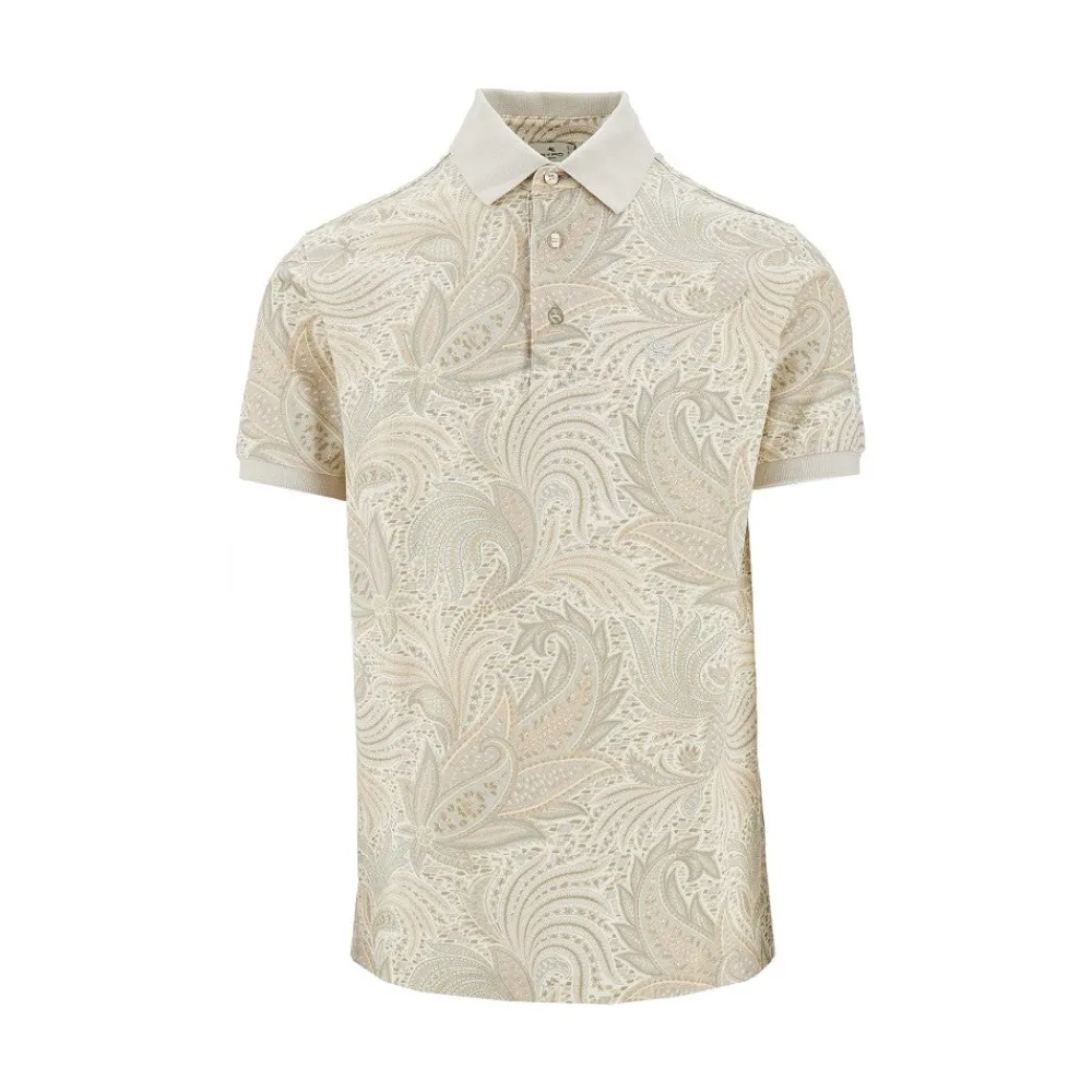 floral_paisley_print_piqu_0.webp Sale Floral Paisley print piquet polo shirt T-Shirts And Polo Shirts