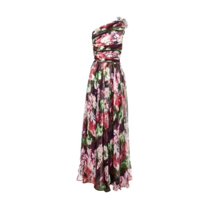 Hot Floral print georgette 'Jera' gown Dresses