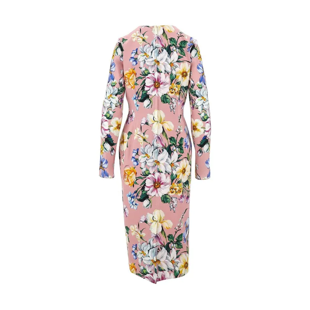 floral_print_midi_dress_2.webp Online Floral print midi dress Dresses
